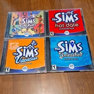 The Sim's House Party, Unleashed, Hot Date &‎ Vacation Expansion packs